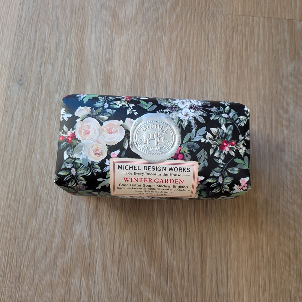 Winter Garden Soap - Black Floral